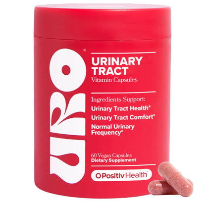 O Positiv URO Urinary Tract Health Supplement for Women, 60 Count (Pack of 1) - Urinary Support Vitamins with Pacran Complete Cranberry Extract