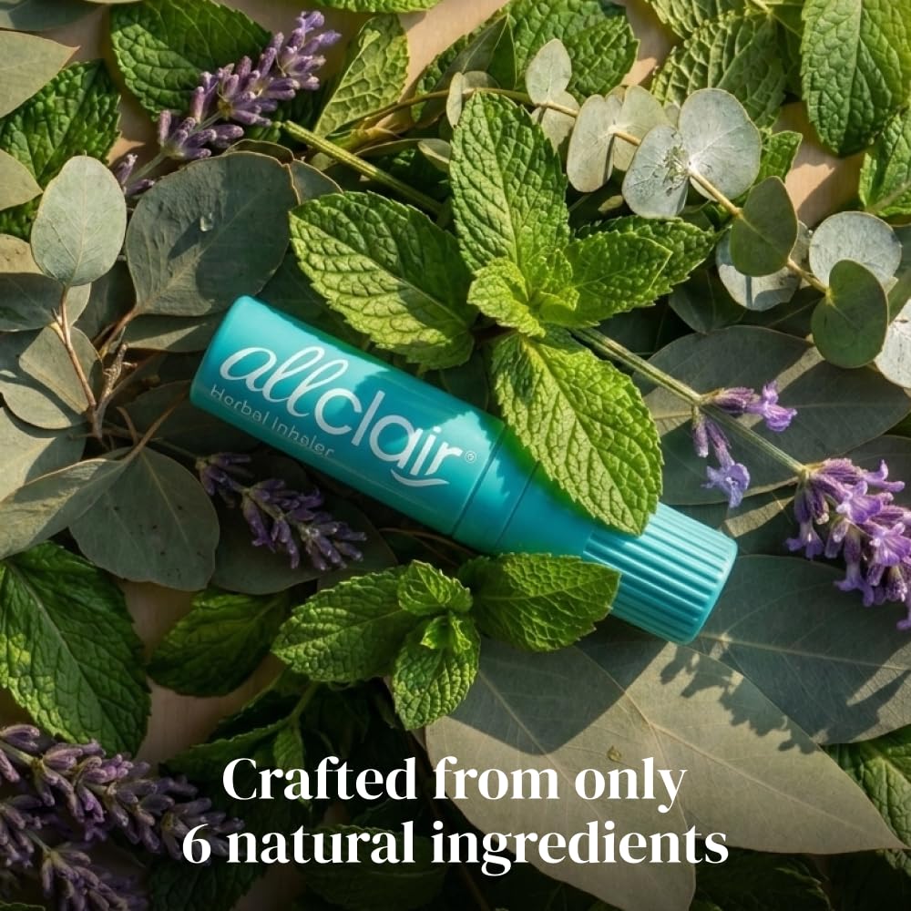 Allclair Nausea Relief Inhaler for Motion & Morning Sickness – Fast-Acting, Non-Drowsy, Natural Alternative to Pills & Patches, Travel Essential (2 Inhalers) Allclair buy supplements Au