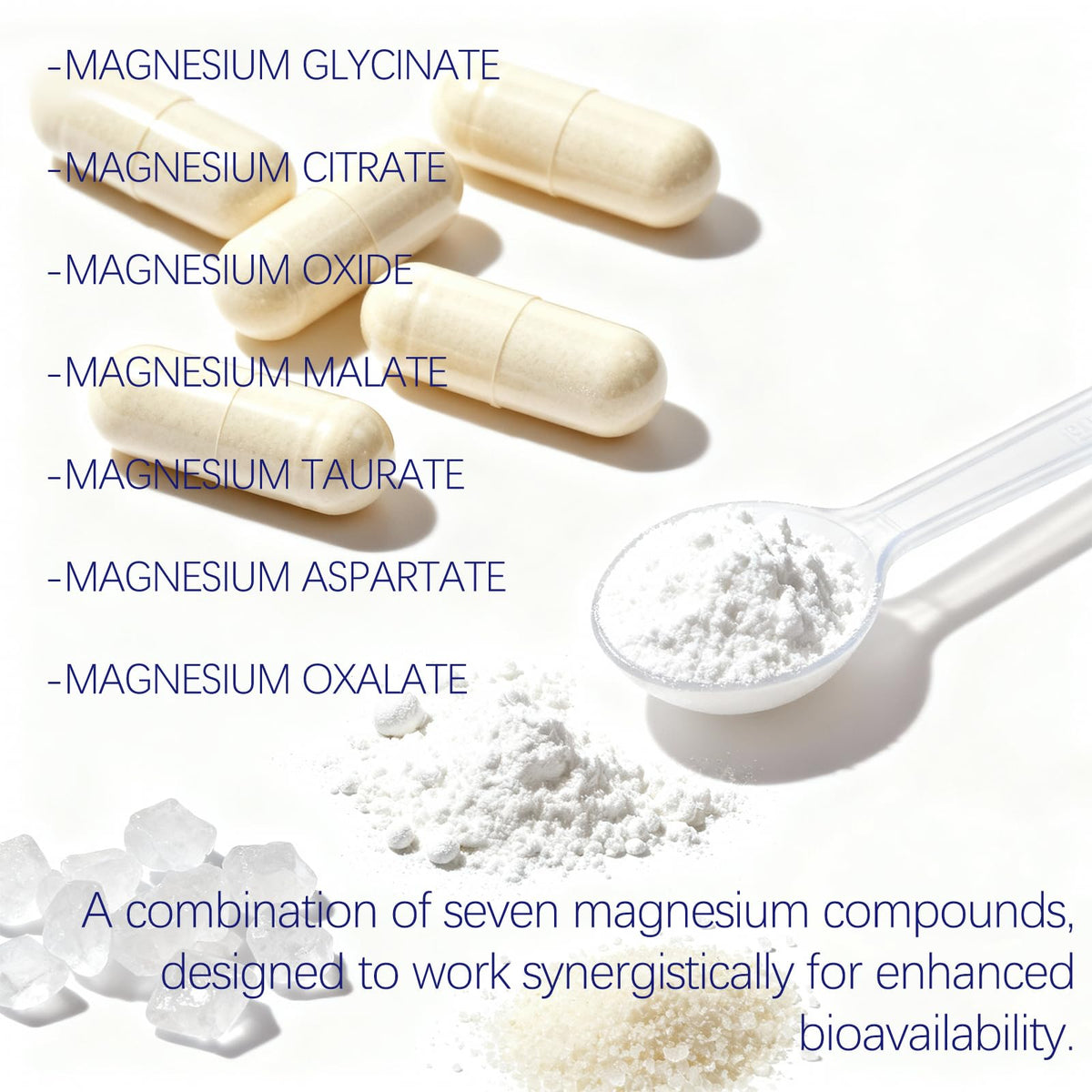 Magnesium Complex 1000mg - 7-in-1 Supplement with Glycinate, Citrate & Malate - Supports Muscle Relaxation, Sleep, Heart Health - High Absorption Capsules, 90 Count (1) CellJuvMax buy supplements Au
