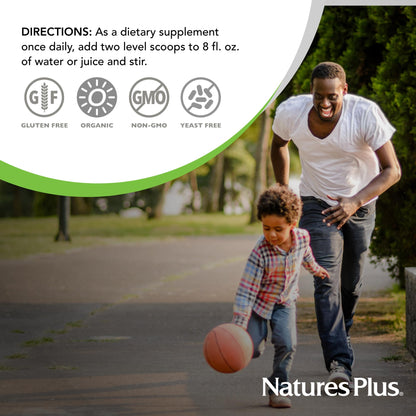 NaturesPlus Ultra Juice Green Drink - 1.32 lb - Supports Immune Health, Digestion & Energy Production - Organic, Non-GMO, Vegan, Gluten Free - 60 Servings NaturesPlus buy supplements Au