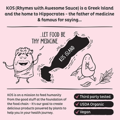 KOS Organic Beet Root Powder, USDA Certified - Superfood Plant Based Beetroot Ingredient for Stamina Increasing, Circulation - Non-GMO, Soy & Gluten-Free, 50 Servings Bag KOS buy supplements Au