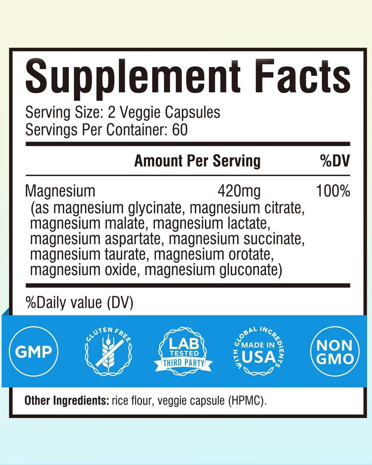 Terranics Magnesium Complex Supplement 420mg, 10-in-1 Full-Spectrum Formula, Glycinate, Citrate, Malate & More, Max Absorption, Bone and Heart Support, 120 Veggie Caps Terranics buy supplements Au
