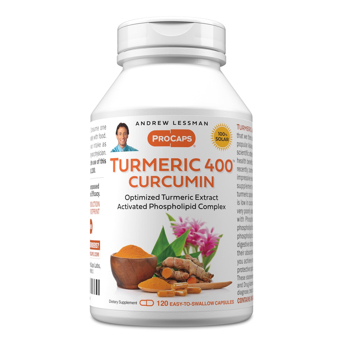 ANDREW LESSMAN Turmeric 400 mg 60 Capsules