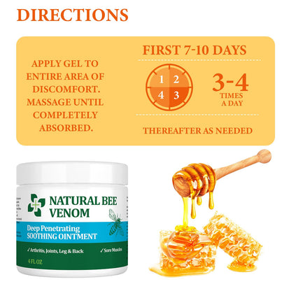 Cedonivor Bee Venom Joint and Bone Therapy Cream, New Bee Venom Gel, Specializes in Muscle Soothing, for All Parts of The Body, for Men & Women CedonivorBuy Supplements Australia