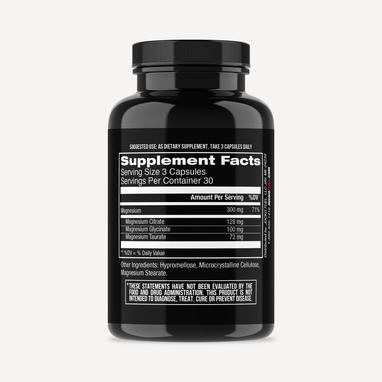 Jocko Fuel Magnesium Complex Supplement - Magnesium Glycinate, Citrate, & Taurate Capsules Dietary Supplement for Muscle Recovery & Relaxation, Heart, Nerve, Bone Support, & Sleep 30-Day Supply Jocko Fuel buy supplements Au