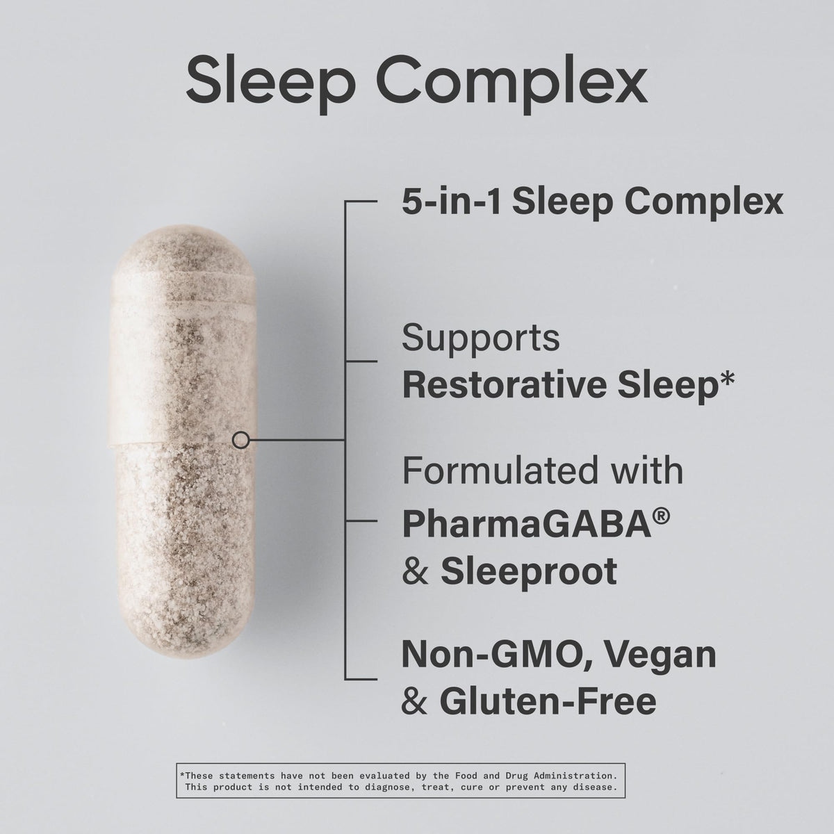 Sports Research® Sleep Complex- Melatonin-Free Vegan Capsules - with Valerian Root, GABA, L-Theanine, Magnesium & 5-HTP - 30 Servings Sports Research buy supplements Au