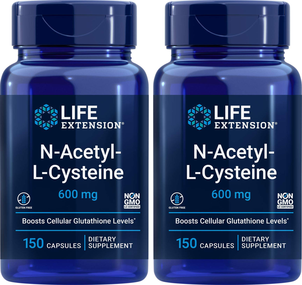 Life Extension N-Acetyl-L-Cysteine (NAC) 600mg, 150 Capsules