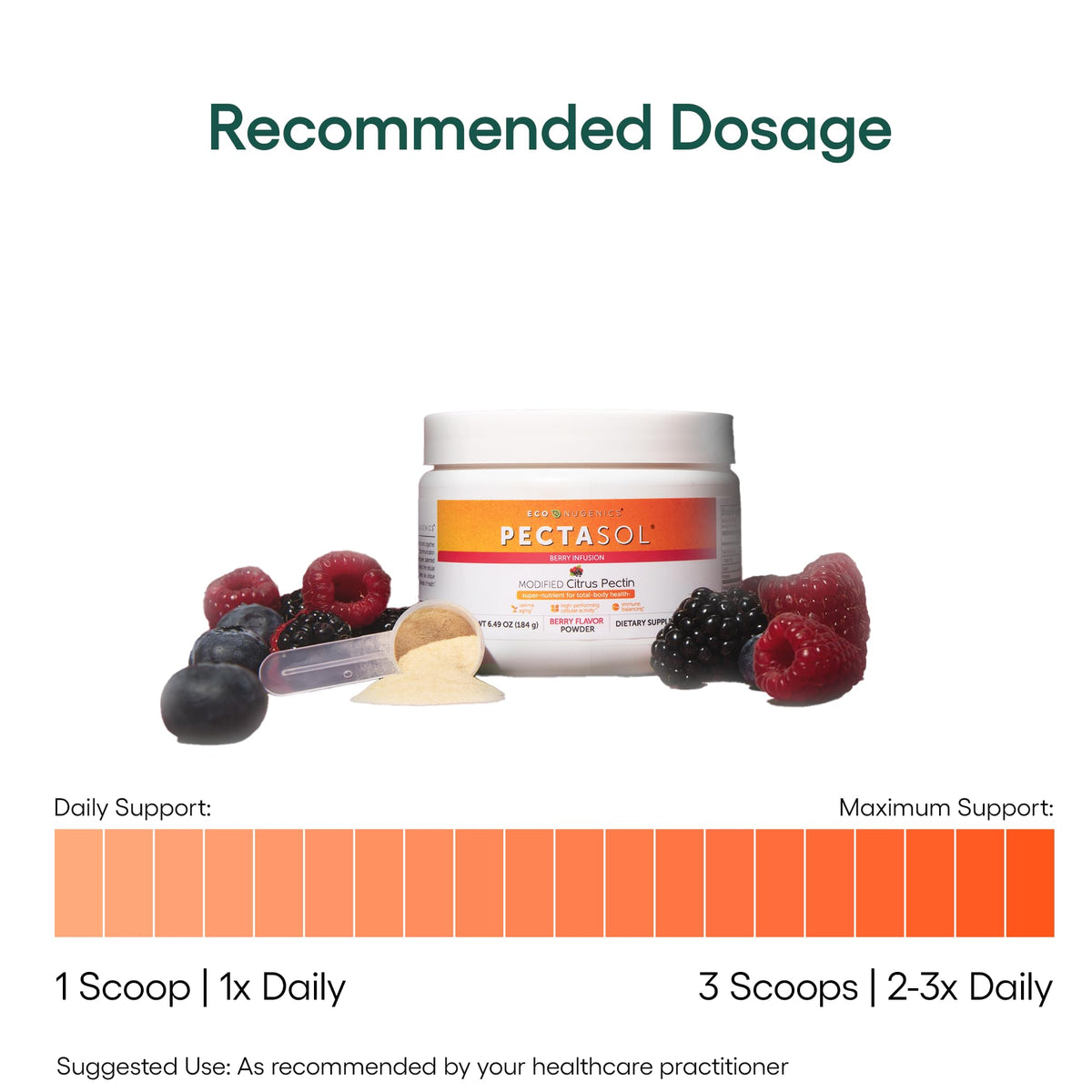 PectaSol Modified Citrus Pectin – 454g Powder – Total-Body Health Supplement to Support the Heart, Immune System, Inflammation Response & Healthy Aging + Maintain Healthy Galectin-3 Levels