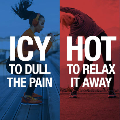 Icy Hot Original Pain Relief Patch, Large Size Comfortable Fabric Patches with Menthol 5%, Ice and Heat Contrast Therapy for Backaches, Joints, Muscle Strains and Arthritis, 5 ct. Icy HotBuy Supplements Australia