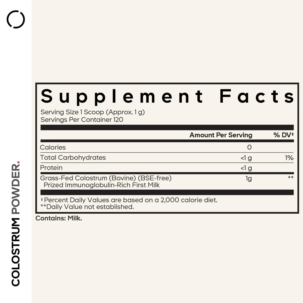 Codeage Bovine Colostrum Powder Supplement 4-Month Supply, 1000mg per Serving, Grass-Fed Ethically Sourced, Immunoglobulin-Rich Prized First Milk, Cold-Chain Pasteurized, Agglomerated, Non-GMO, 4.3 OZ CodeageBuy Supplements Australia