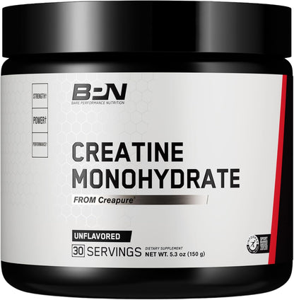 BARE PERFORMANCE NUTRITION BPN Whey Strawberry Protein & Creatine 30 Servings Bundle