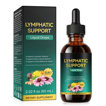Lymphatic Drainage Drops, Support Supplement with Echinacea, Dandelion, Elderberry, Cleavers, Astragalus, Burdock & More, 2 FL OZ - Natural Lymphatic Cleanse & Immune Support VOGSIG buy supplements Au