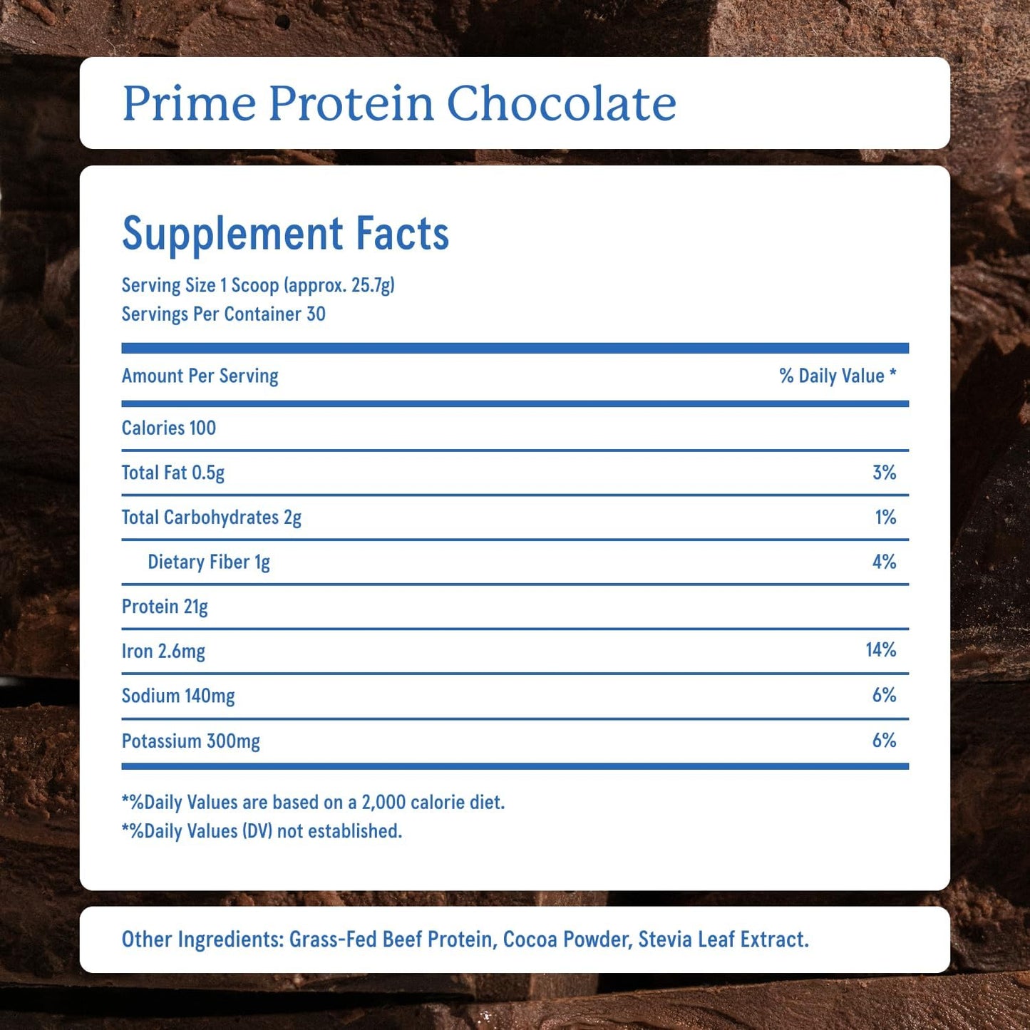 Equip Foods Prime Protein Powder Chocolate & Prime Protein Powder Salted Caramel