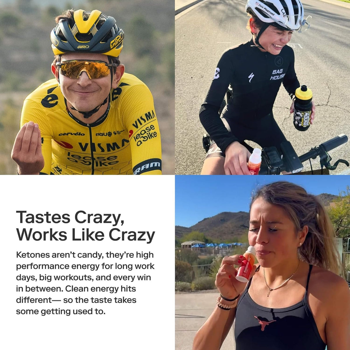 Ketone-IQ Caffeine Performance Energy Shots – Clean Energy for Focus & Endurance, 5g Ketones, 100mg Green Tea Caffeine, B Vitamins, 12 Pack (Green Apple) Ketone-IQBuy Supplements Australia