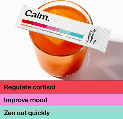 The Absorption Company Relax Bundle - Sleep & Calm Stress Supplements 7PK | Calm Drink Mix Packets, Stress Relief Liposomal Saffron Mix, Patch & Gummy Alternatives, No Melatonin, Cortisol Regulation