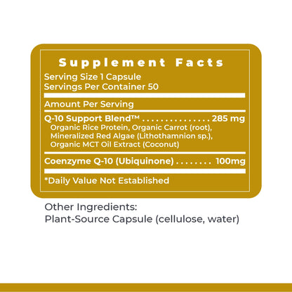 Premier Research Labs CoQ10 - Coenzyme Q10, Co Q 10 Supplement, 100mg Capsules, Ubiquinol Co Enzyme Q-10 with Red Algae & MCT Oil - 60 Vegetarian Capsules Premier Research Labs buy supplements Au