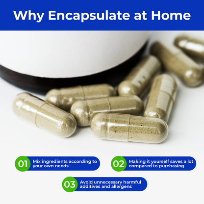 ATLEMISME Empty Vegan Capsules Size 000-1000 Count Vegetable Capsules for DIY Filling with 2 Micro Lab Spoons ATLEMISMEBuy Supplements Australia