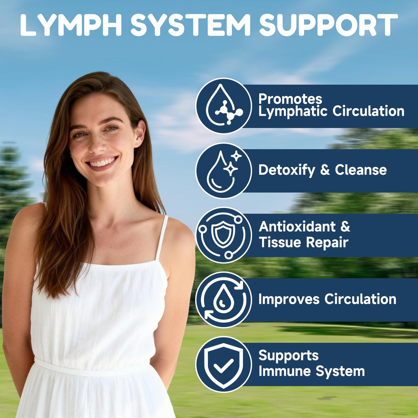 NaSeny Lymphatic Drainage Drops, 9 IN1 Lymphatic Drainage Supplements for Detox & Cleanse, Immune System Support with Echinacea, Elderberry, Dandelion, Arctium Lappa, 2 FL OZ NaSeny buy supplements Au