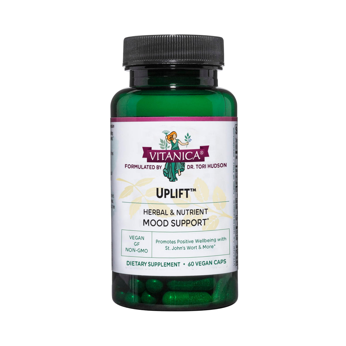 Vitanica Uplift, Mood and Emotional Support, Vegan, 60 Capsules VitanicaBuy Supplements Australia