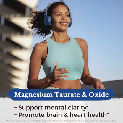Vitalitown Magnesium Complex Supplement | 300mg Elemental Mag | Magnesium Citrate Glycinate Taurate Malate | Non-GMO, No Gluten, 90 Vegan Magnesio Capsules for Bone Brain Heart Vitalitown buy supplements Au
