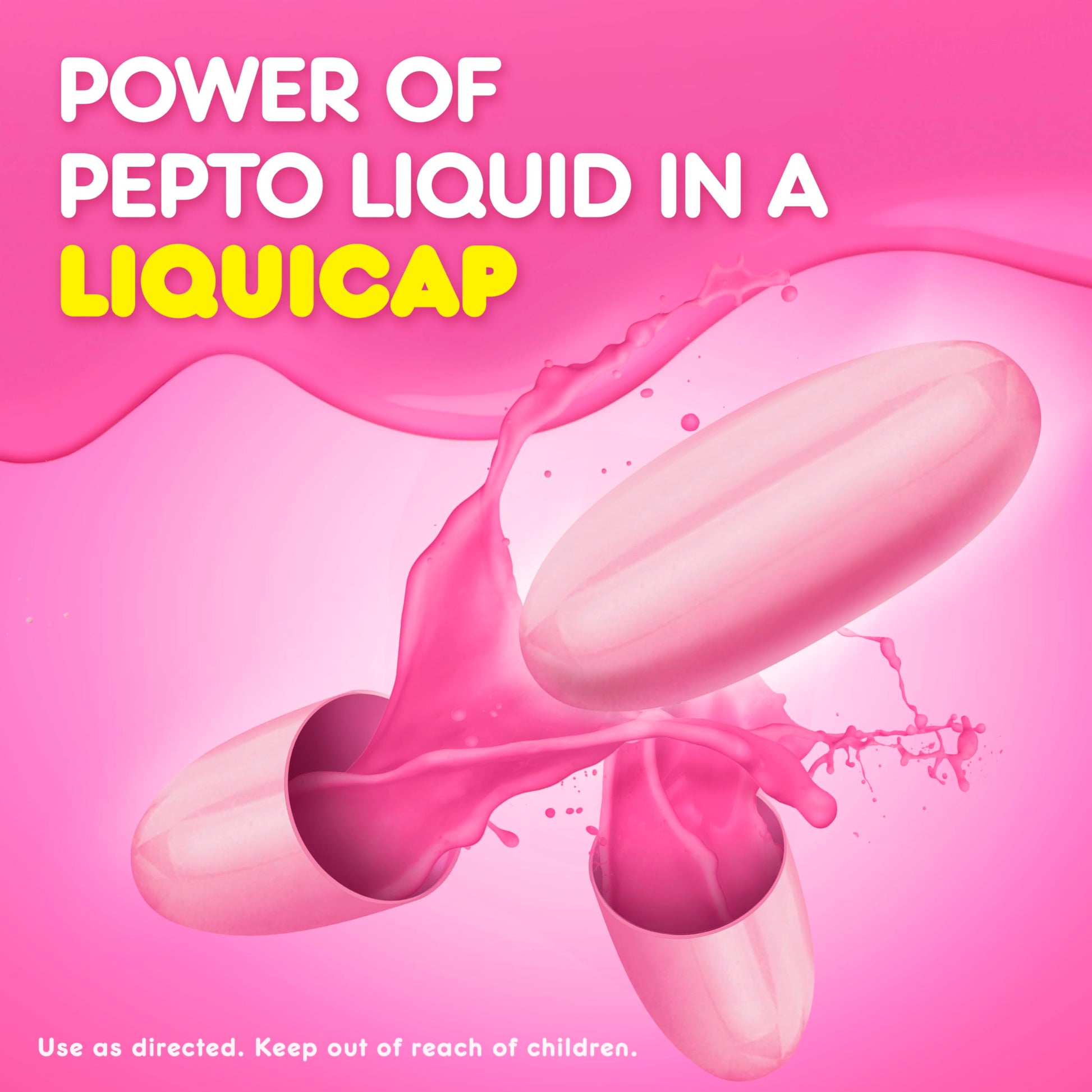 Pepto Bismol Liquicaps, Upset Stomach Relief, Nausea Relief, Heartburn Relief, Indigestion Relief, Anti Diarrhea Medication for Adults - 5 Symptom Fast Relief, No Flavor, 48 ct Pepto Bismol buy supplements Au