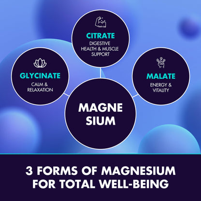 Magnesium Glycinate 2150MG Gummies for Women and Men, High Absorption Magnesium Glycinate, Citrate, Malate, Sugar Free, Vegan, 60 Chews, Pack of 2, Orange Secret ElementBuy Supplements Australia