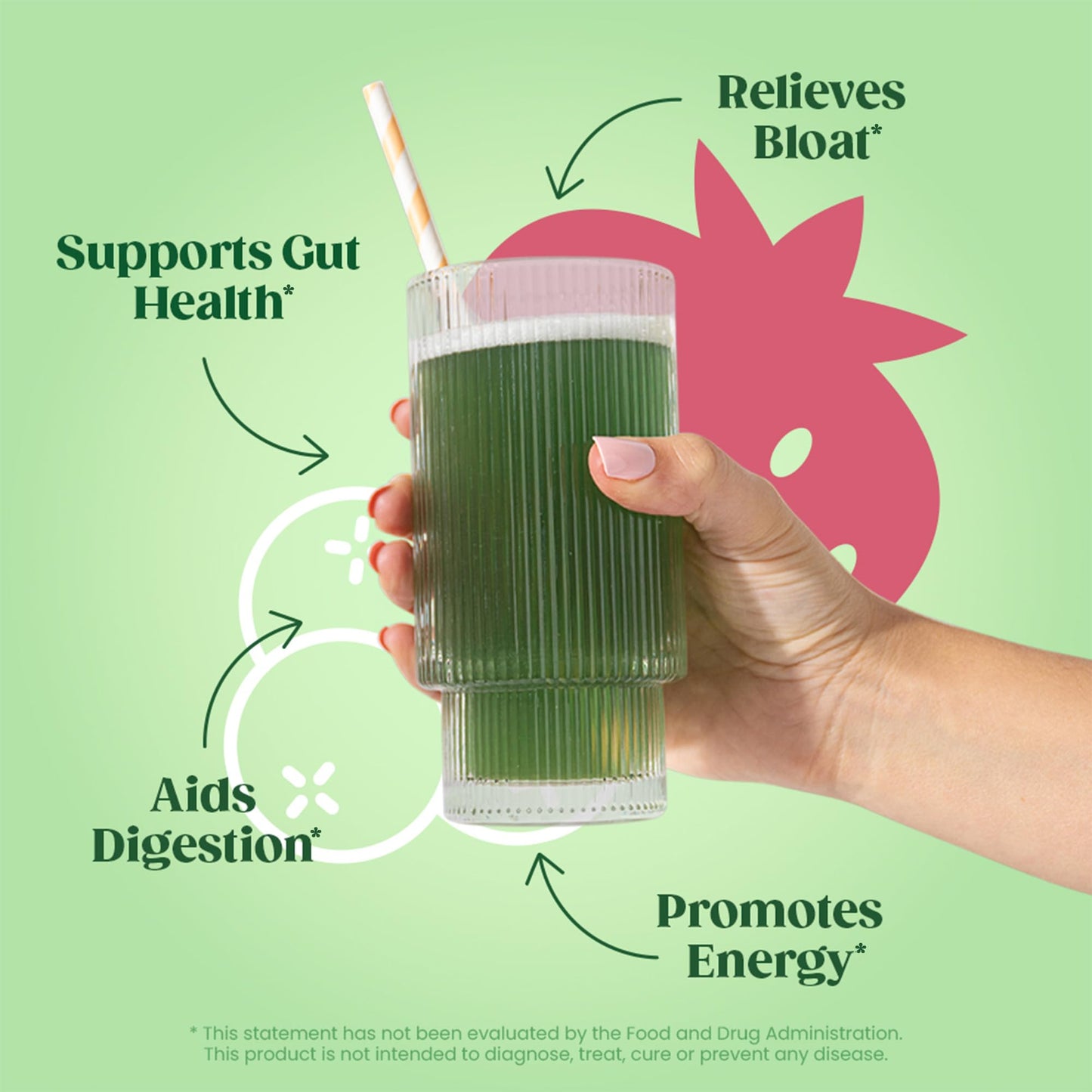 Bloom Nutrition Superfood Greens Powder, Berry, 30 Servings | Digestive Enzymes with Probiotics and Prebiotics, Gut Health, Bloating Relief for Women, Chlorella, Green Juice Mix