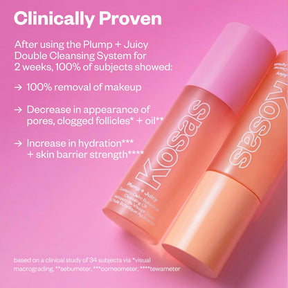 Kosas Plump + Juicy Comfy Clean Gel Cleanser –Hydrating Face Wash for All Skin Types, Deep Clean & Moisturize, Soap & Sulfate Free, with Hyaluronic Acid, Panthenol & Beta Glucan Kosas buy supplements Au