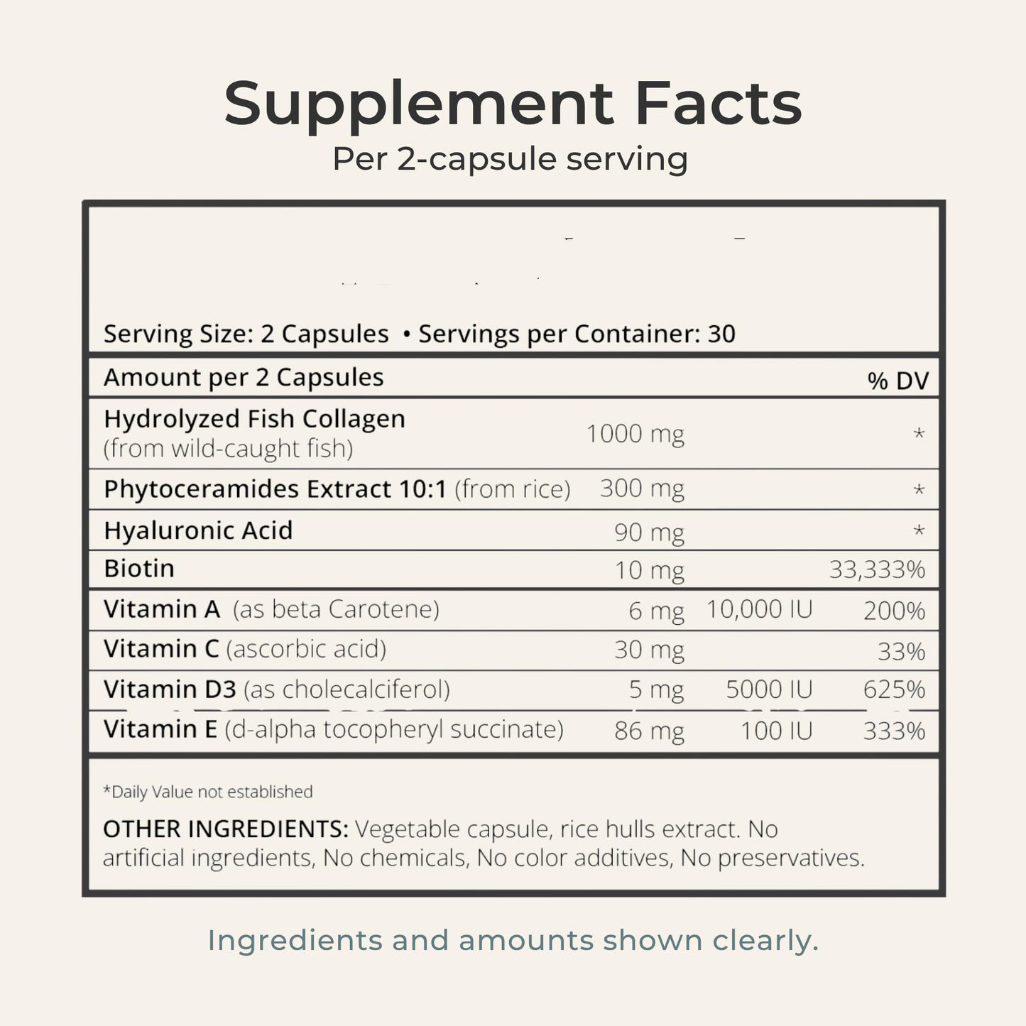 Zi-Collagen Marine Collagen Capsules for Skin, Hair & Nails Support – with Phytoceramides, Hyaluronic Acid, Biotin