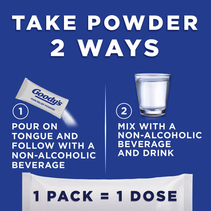 Goody's Pain Relief Powders, Extra Strength Headache Powder, 50 ct (Pack of 1) Goody's buy supplements Au