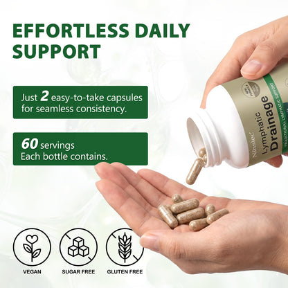 Ninsiec Lymphatic Drainage Supplements - Lymphatic Drainage Capsules for Immune Health,Supports Bloating & Daily Lymphatic Wellness, with Echinacea, Dandelion, and Burdock (120 Capsules) Ninsiec buy supplements Au