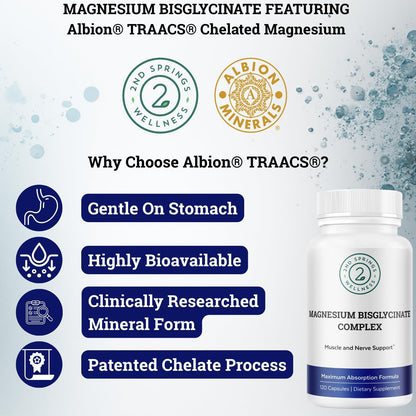 Magnesium Bisglycinate + Adaptogen Complex Bundle | Calm, Stress Support, Muscle Relaxation, Focus, Mood Balance & Daily Wellness