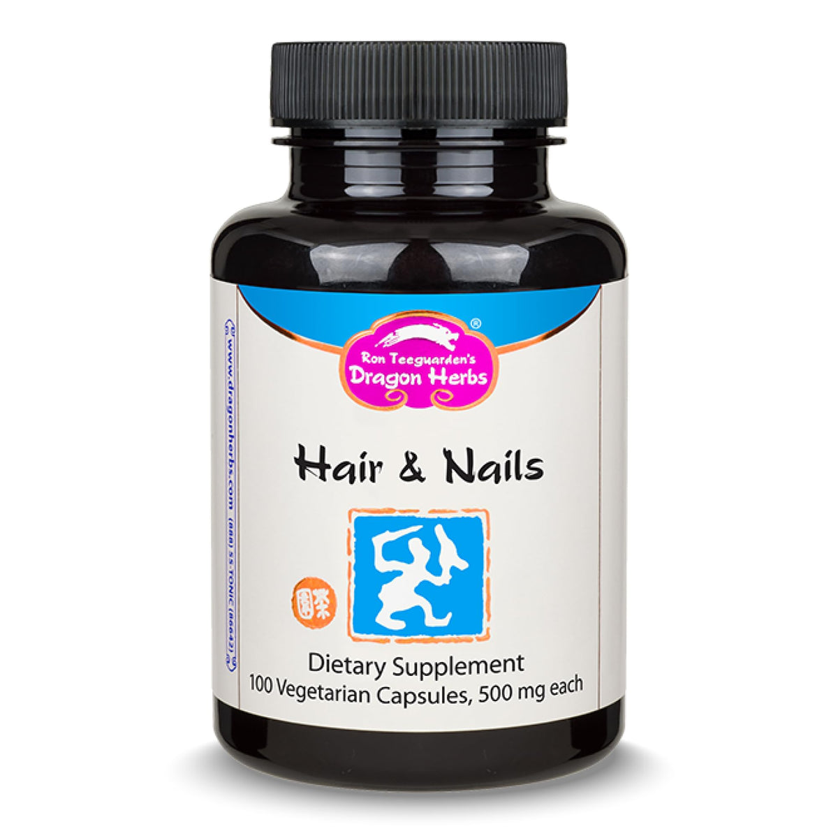 Dragon Herbs Hair and Nails | All Natural Supplement to Support Hair, Nails, Healthy Aging, and Circulation | All Natural Ingredients, Non-GMO (100 Capsules, 500 mg Per Capsule) Dragon HerbsBuy Supplements Australia