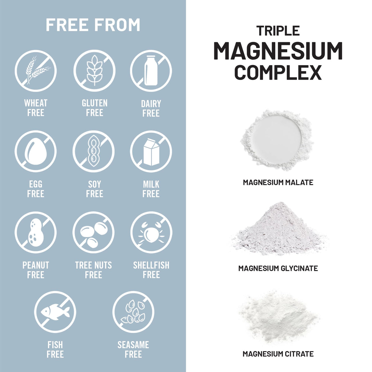 NatureWise Triple Magnesium Complex - High Absorption Magnesium Glycinate + Malate + Citrate for Muscle Nerve & Sleep Support - Vegan 90 Capsules NatureWise buy supplements Au