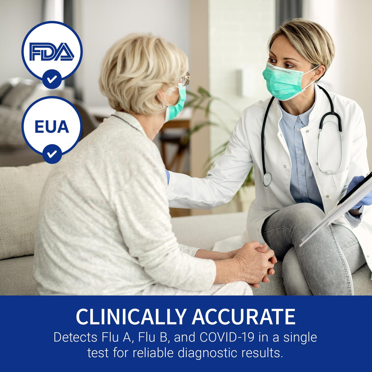 CorDx TyFast Flu A/B & COVID-19 At-Home Multiplex Rapid Test Kit, 3-in-1 Antigen Test, Results in 10 Minutes, EUA Authorized OTC, 4 Tests CorDx buy supplements Au