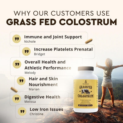 Ancestral Supplements Beef Organs & Colostrum Bundle – Supports Immunity, Energy, Digestion & Recovery – Grass Fed, Pasture Raised Multivitamin with Liver, Heart, Kidney, Pancreas, Spleen & Bioactive