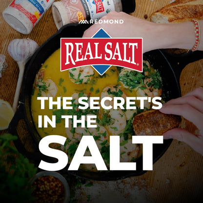 Redmond Real Sea Salt - Natural Unrefined Gluten Free Fine, 0.21 Ounce Pocket Shaker (6 Pack)