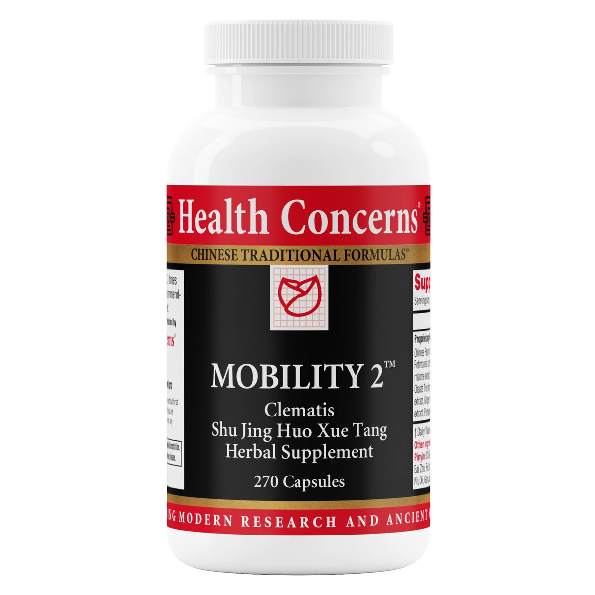 Health Concerns Mobility 2 – Joint Health Support Supplement for Men & Women – Chinese Herbal Circulation Support – Natural Joint & Muscle Aid – Herbal Extracts – 90 Capsules