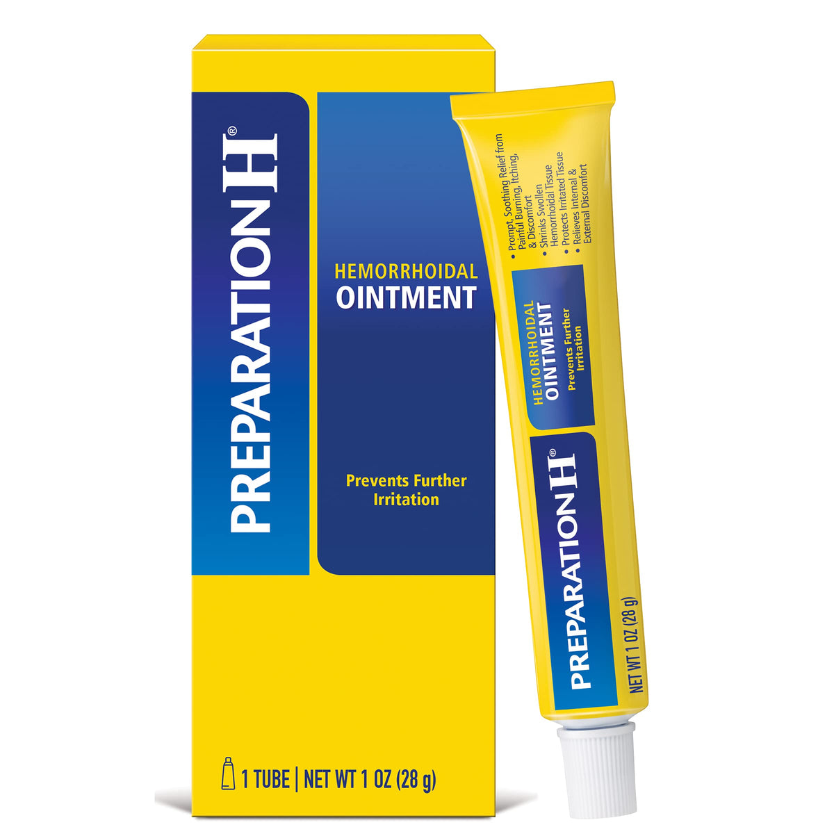 Preparation H Hemorrhoid Ointment, Itching, Burning and Discomfort Relief - 1 Oz Tube Preparation H buy supplements Au