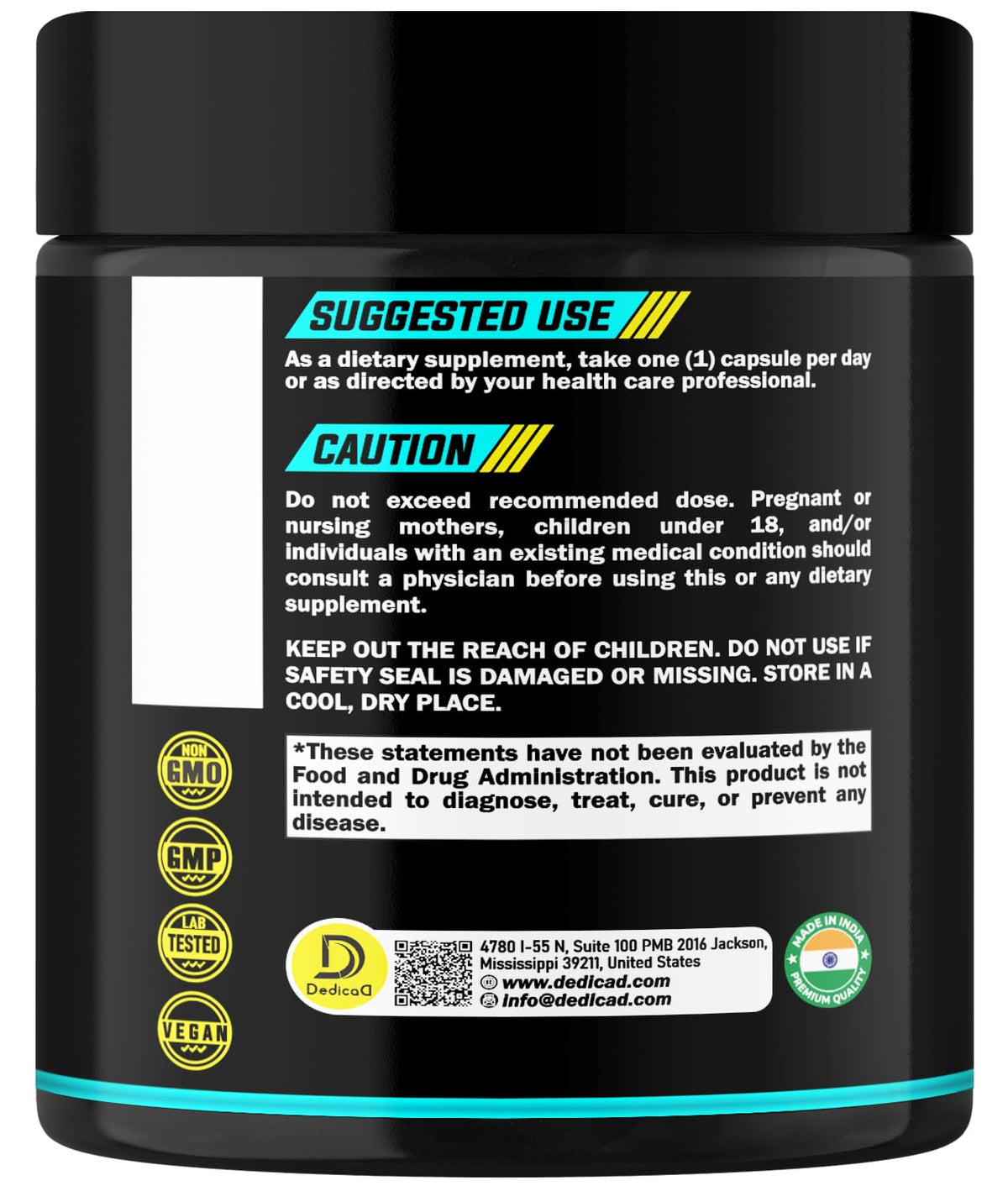 DEDICAD 4-in-1 Nattokinase 2000 Fu, Turmeric, Bromelain, Serrapeptase - Spike Protein Detox - Body Balance, Circulation Health & Immune System - 120 Capsules 4-Month Supply DEDICAD buy supplements Au