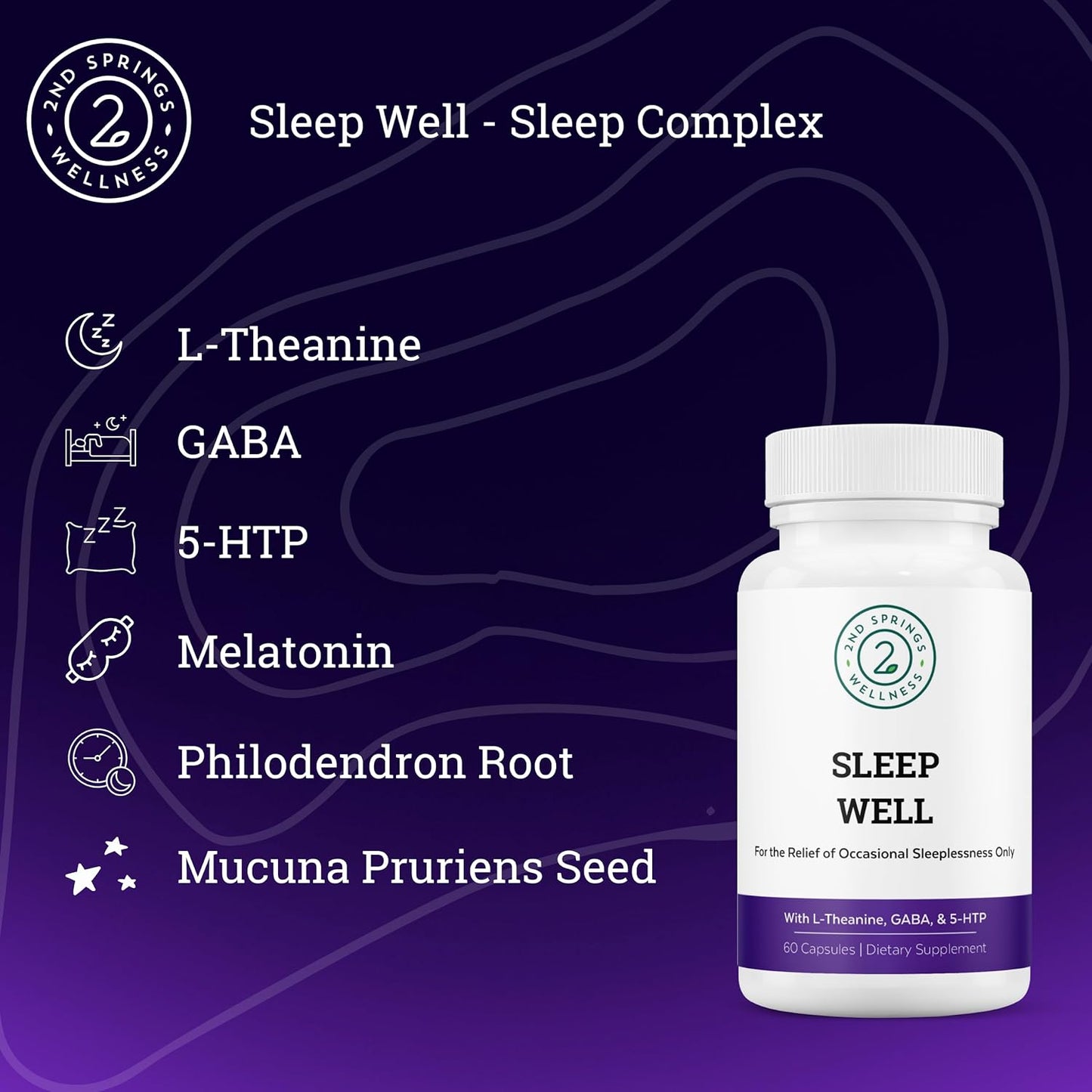 Sleep Well & Adaptogen Complex Bundle - Calming Mind and Stress Relief for a Well-Rested and Balanced Life