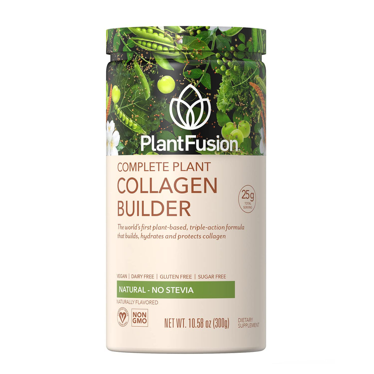 PlantFusion Vegan Collagen Powder - Plant Based Collagen Protein Powder For Muscle & Joints, Hair, Skin & Nails - Keto, Gluten Free, Soy Free, Non-Dairy, No Sugar, Non-GMO - Unflavored 10.58 oz PlantFusion buy supplements Au