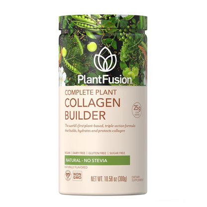 PlantFusion Vegan Collagen Powder - Plant Based Collagen Protein Powder For Muscle & Joints, Hair, Skin & Nails - Keto, Gluten Free, Soy Free, Non-Dairy, No Sugar, Non-GMO - Unflavored 10.58 oz PlantFusion buy supplements Au