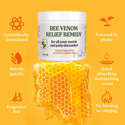 KOKOMAANE Bee Venom Muscle Bone Cream, Fast Acting, for Back, Neck, Hand, Foot, Knee, Muscle, Shoulder, Topical, Wrist, Elbow, Hip, Nerve, Plantar, Ankle, Foot discomfort, Vitamin B6 KOKOMAANEBuy Supplements Australia