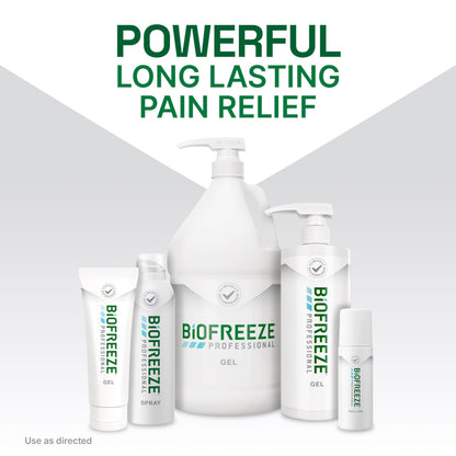 Biofreeze Professional Pain Relief Gel, 4 oz Tube (3-Pack) - Fast, Cooling Relief for Arthritis, Muscle Soreness, Joint, Back, Neck, Knee Pain & More BiofreezeBuy Supplements Australia