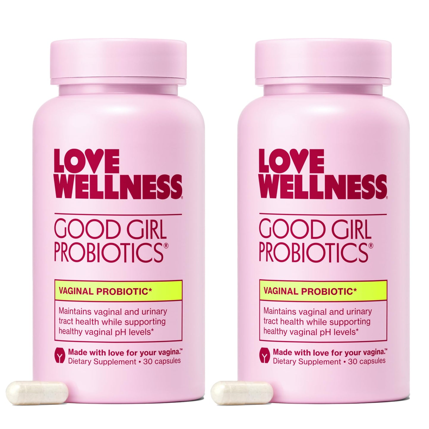 Love Wellness Good Girl Probiotics | Women’s Vaginal Health & pH Balance Supplement | 9-Strain Probiotic for Urinary Tract, Yeast, Odor & Immune Support | Gluten-Free (60-Day Supply) Love Wellness buy supplements Au