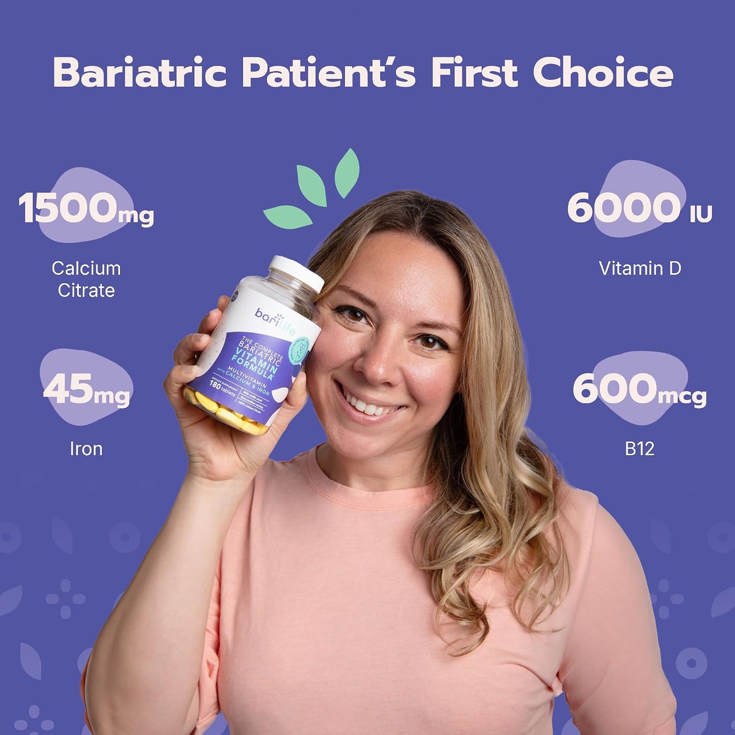 Bari Life Complete Bariatric Vitamin Formula Tablets and Bariatric Balance – Probiotic Supplement and Vitamin B1