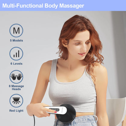 DS SAVORING Cellulite Massager with 8 Interchangeable Heads, Body Sculpting Machine for Lymphatic Drainage and Vibrating Fat Cellulite Remover, Portable and Easy to Use for Men and Women at Home DS SAVORING buy supplements Au