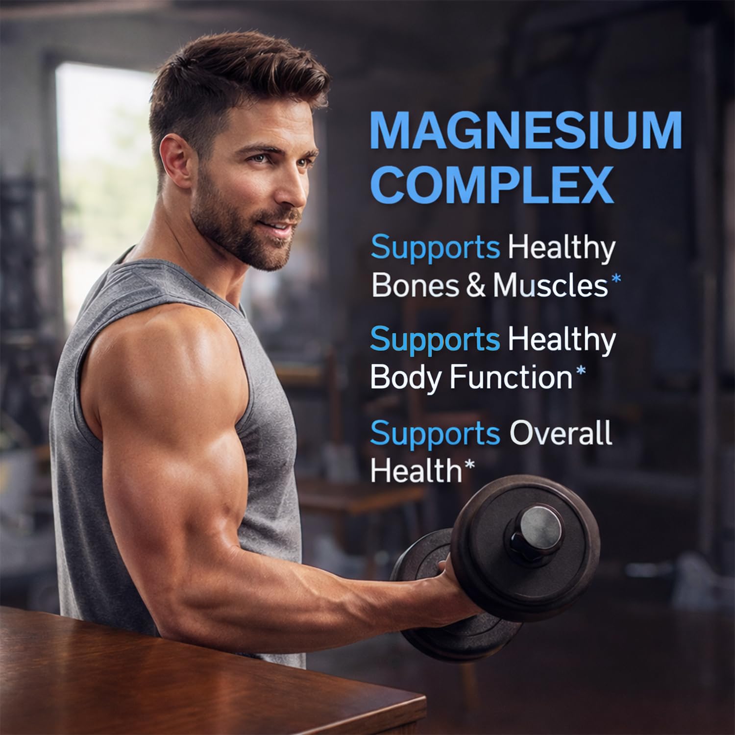 Magnesium Complex for Women & Men 1000mg — 7-in-1 Magnesium (Glycinate, Citrate & Malate) for Sleep Support, Stress Relief, Muscle Recovery — Vegan, 60 Capsules ElixAid buy supplements Au