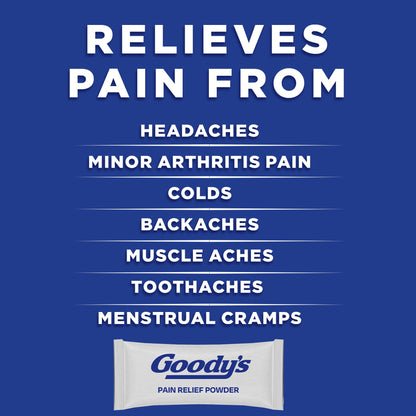 Goody's Pain Relief Powders, Extra Strength Headache Powder, 50 ct (Pack of 1) Goody's buy supplements Au